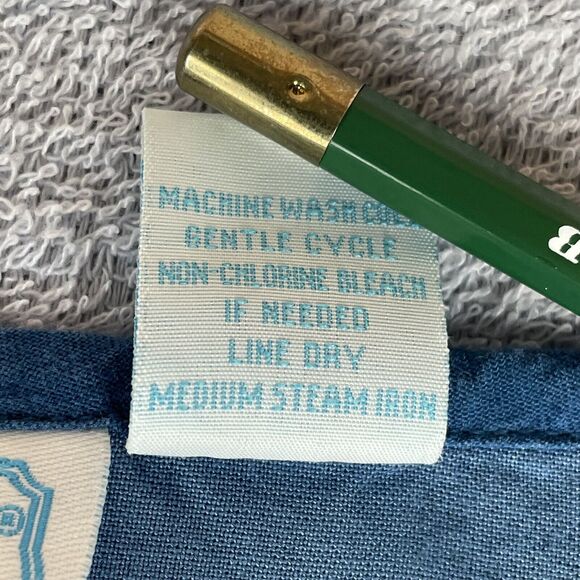 National Since 1952 Hawaiian Dress Women’s Petit Large Blue White Floral Pattern - Picture 6 of 13